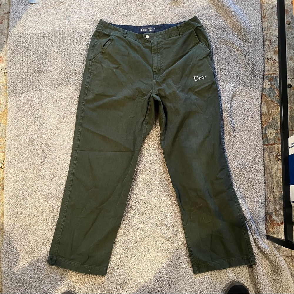 Dime green pants